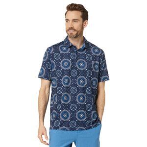 PUMA Mattr Rising Polo Navy Blazer/Lake Blue 2XL